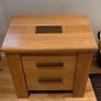 Laura Ashley Oak bedside cabinet Image 3