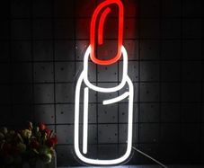 Lipstick Neon Signs Lip Rouge Led Sign Sexy Neon Light Room Accessories for Women, Bedroomm Wall Decor, Girls, Kids Gifts (FREE POSTAGE)