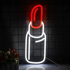 Lipstick Neon Signs Lip Rouge Led Sign Sexy Neon Light Room Accessories for Women, Bedroomm Wall Decor, Girls, Kids Gifts (FREE POSTAGE)