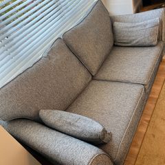 Blue 3 seater sofa