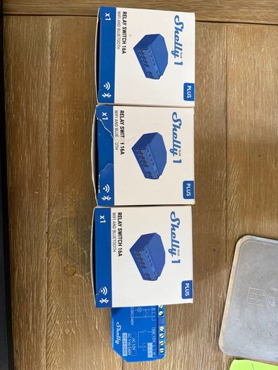 Shelly Plus 1 Relay Switch x4