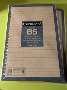 2x B5 (100 pages each)