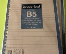 2x B5 (100 pages each)