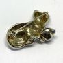 Vintage costume cat brooch Image 4