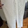 White Boohoo lace jumpsuit wide legs size UK6/8 EU34/36 Perfect condition Postage included Image 8