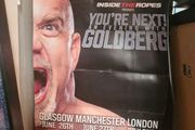 WWE Goldberg Signed Poster