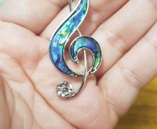 Modern Music Brooch