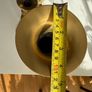 x2 Vintage Solid Brass Vases and candle holder Image 8