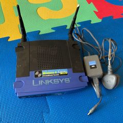 Vintage Linksys WRT54GL v1.1 Wireless Router - Flashed with DD-WRT Firmware