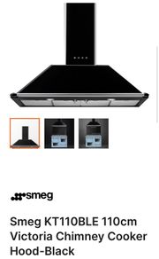 Smeg 110cm Extractor hood black (brand new in box)