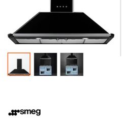 Smeg 110cm Extractor hood black (brand new in box)