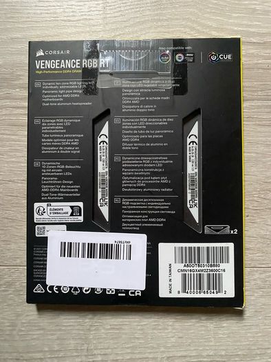 Brand new Corsair Vengeance 16GB DDR4-3600 RAM