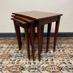Set of Three Antique Nesting Tables , Early 20th Century