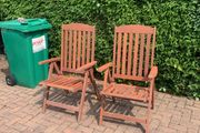 Set of 6 garden chairs