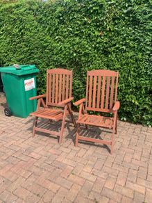 Set of 6 garden chairs