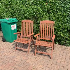 Set of 6 garden chairs