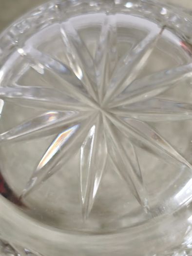 SMALL BONBON  vintage GALWAY trinity knot large Vintage Cut crystal BOWL.