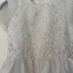 communion dress , matching bag , balero jacket