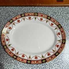 Lovely Arklow Pottery oval serving platter, Altona stamp.