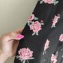 beautiful summer dress with roses size S like new H&M Image 3