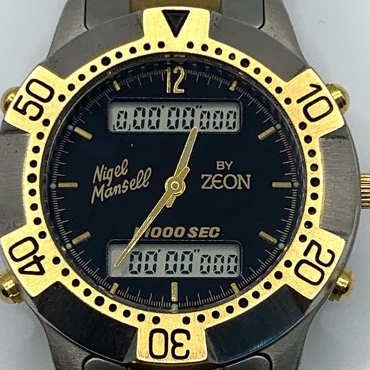 Rare Nigel Mansell Formula 1 Watch By Zeon