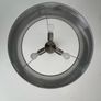 2 Matching Grey Ceiling Lamps with Chrome Fittings 53cm Image 4