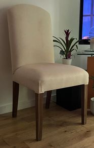 Cream coloured dining chair