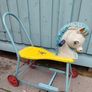 Vintage Child Push Horse Image 5
