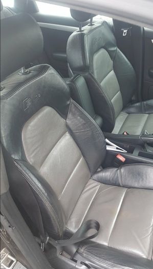 Audi a4 b7 2.0tdi BRE 140hp estate 7 speed automatic CVT factory b6 b7 s-line  black roof lining half leather seats thule towbar parts breaking healthy engine armrest glove box LY7G paint code