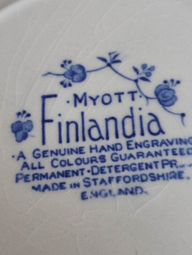 Myott  Finlandia Wall Hanging Plate -a Genuine Hand Engraving