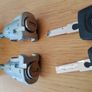 Early VW Polo Door Lock barrels and keys Image 2