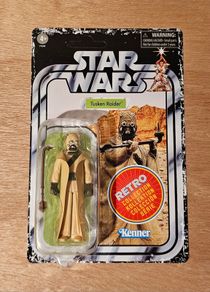 Star Wars Tusken Raider 3.75 " Scale (Unpunctured) From The New Retro Collection New & Unopened