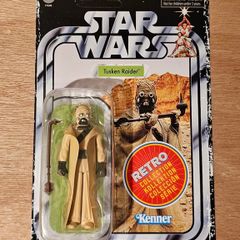 Star Wars Tusken Raider 3.75 " Scale (Unpunctured) From The New Retro Collection New & Unopened