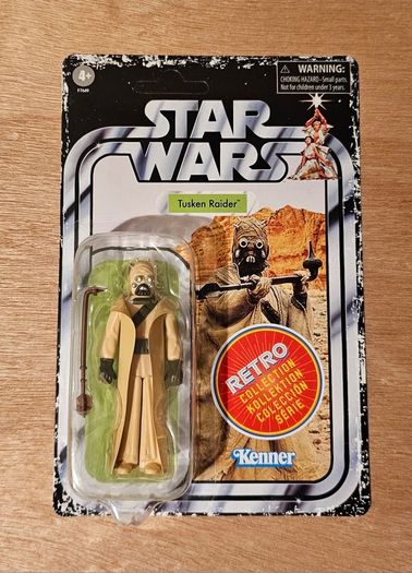 Star Wars Tusken Raider 3.75 " Scale (Unpunctured) From The New Retro Collection New & Unopened