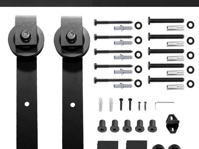 4 ft / 122 cm Sliding Barn Door Kit Set