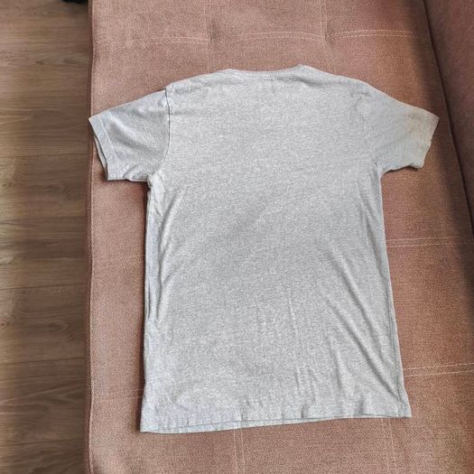 Grey Unisex Christmas T-shirt, size S