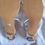 La Bottine Souriante Silver Heel Sandles Image 10
