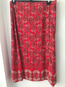 M&S skirt red mix size UK 14 - New with tags