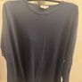 COS navy curves long sleeve top size L UK22/24 EU50/52 Postage included Image 3