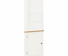 Corner Cabinet 59x36x180 cm Solid Oak Wood