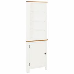 Corner Cabinet 59x36x180 cm Solid Oak Wood