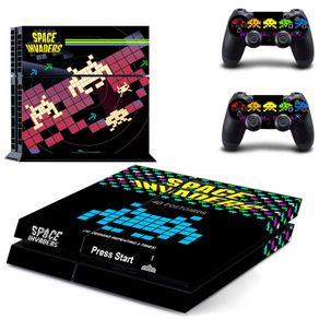 Space Invaders Skin Vinyl Sticker for the PlayStation 4 Console PS4
