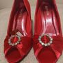 Stunning Pink satin Occasion Shoes NEW Image 3