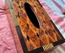 Moroccan Thuya Wood Tissue Box