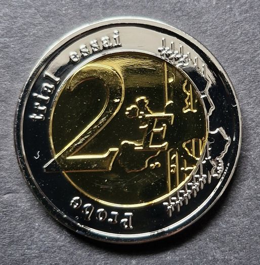 Monaco 2007 "Grace Kelly" Trial Probe 2 Euro Token