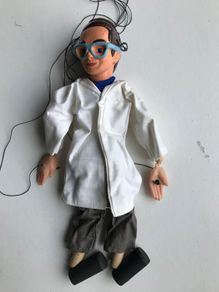 Vintage Thunderbirds String Puppet - Brains