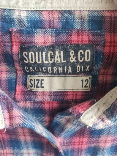 SoulCal & Co Western Plaid Shirt UK 12