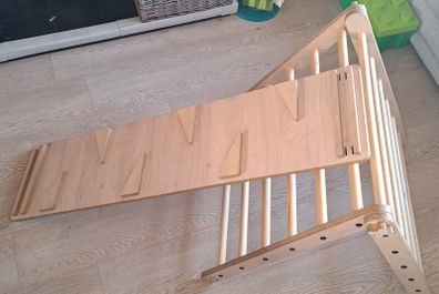 Pikler Triangle climbing frame with slide