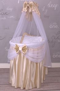 New Moses Basket Crib Cot Royal Diamond in 5 Colours