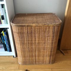 Rattan storage/ laundry basket